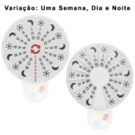 Porta comprimido organizador de medicamentos automático vista superior modelo 1